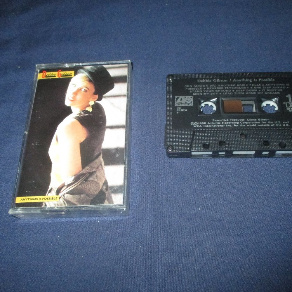 Debbie Gibson -Anything is Possible cassette (Atlantic Records Canada, 1990)